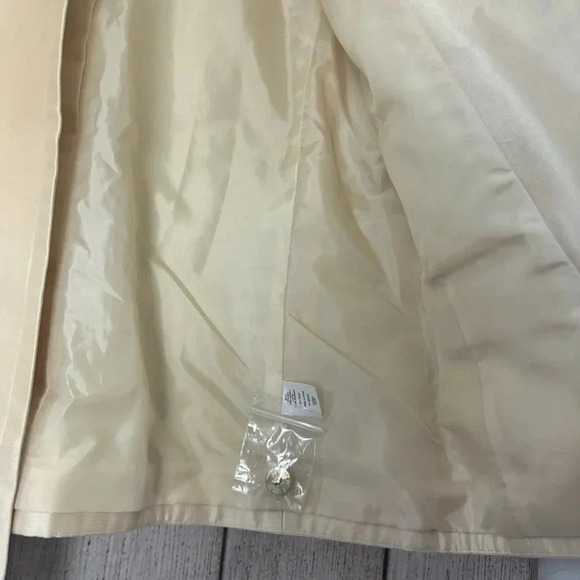 Talbots Womens Open front Silk blend  Blazer Jacket size 10 - Picture 10 of 13